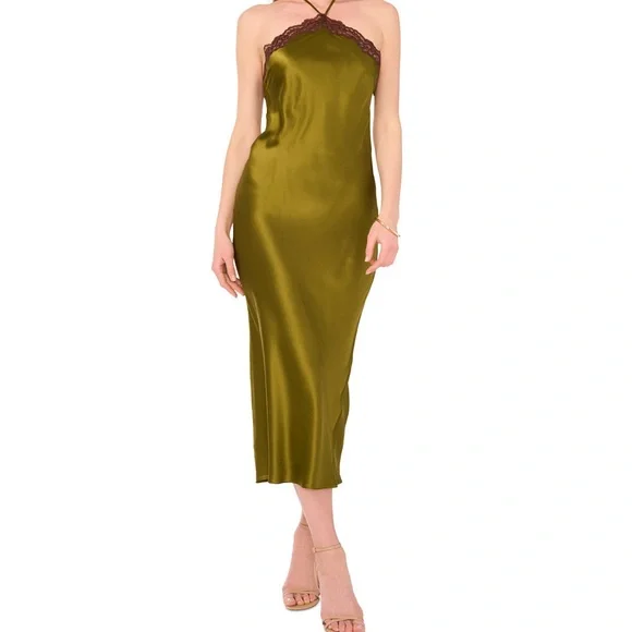 1. State | Dresses | State Green Halter Slip Midi Dress | Poshmark 1. State | Dresses | State Green Halter Slip Midi Dress | Poshmark